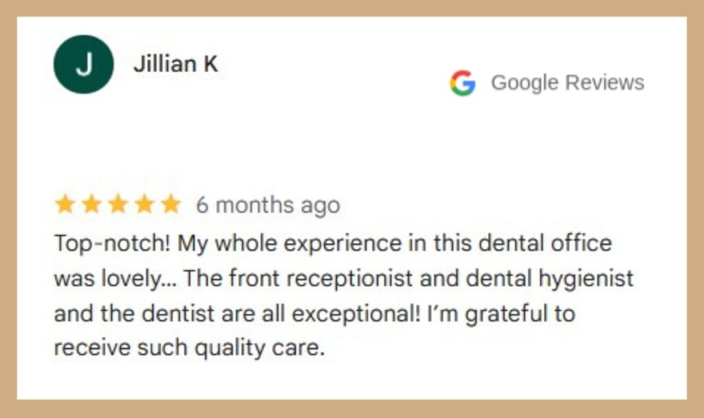 Veneers VA: Another satisfied patient leaves LIFE A.I.D. a glowing review.