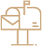 Open mailbox with envelope icon